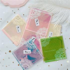 日本mayu同款新品美甲玻璃纸贴纸糖果纸指甲饰品贴极光纸