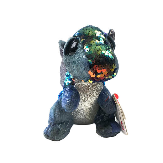 TY凯特-蓝色亮片龙生日公仔礼物玩具 商品图0