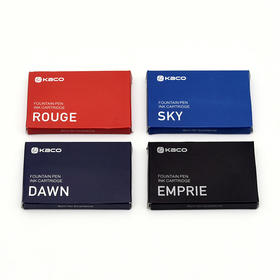 文采欧规标准墨水囊君子6支装K1208-0101蓝色笔囊替换办公学生用