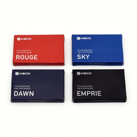 文采欧规标准墨水囊君子6支装K1208-0101蓝色笔囊替换办公学生用 商品图0