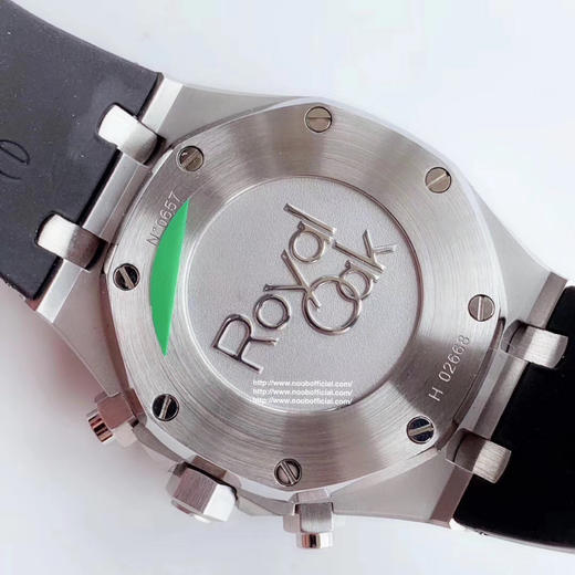 JH精品  皇家橡树系列26331OR计时码表，采用同正品一致（6字位小秒）7750计时机芯，316精钢表壳通过拉丝和部分抛光打磨处理之后 商品图5