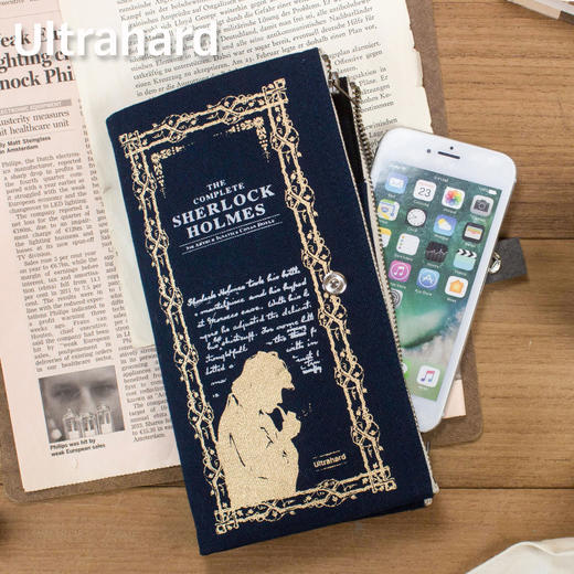 Ultrahard藏书票双拉链收纳袋帆布卡片包文具包 商品图1