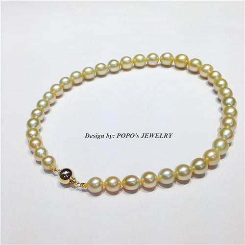 【每日特选】南洋金珠珍珠项链 商品图8