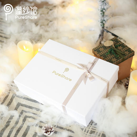 pureshare 生日礼服包装礼盒 可配娃娃 可放裙子精美周岁生日礼盒 商品图0