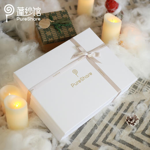 pureshare 生日礼服包装礼盒 可配娃娃 可放裙子精美周岁生日礼盒 商品图2