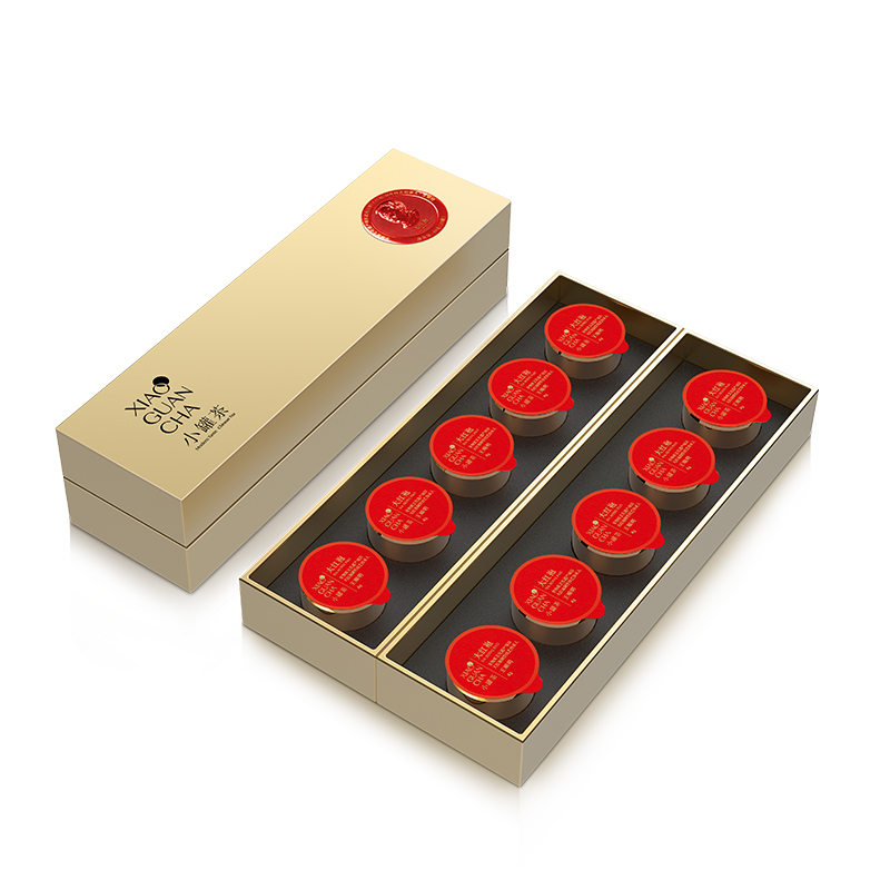 小罐茶 礼盒 大红袍/铁观音/滇红/普洱熟茶/茉莉花茶/白毫银针/小罐茶金罐经典拼装 金罐/银罐礼盒送亲朋贵客领导