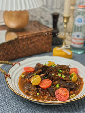 牛腩的N种做法之番茄慢炖牛腩