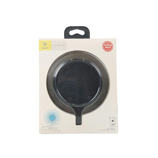 倍思金属智能无线充器/自带1.2M线充电快充便携 商品图3