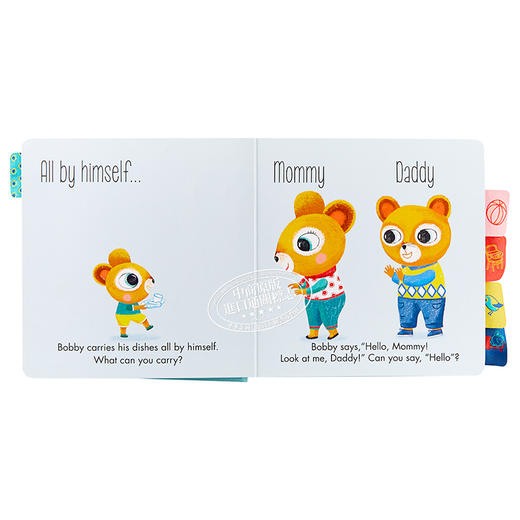 【中商原版】我的世界我的单词 My World My Words 幼儿行为启蒙图画故事书 日常单词学习 英文原版 纸板书 3-6岁 商品图3