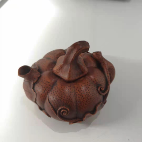 中号竹雕南瓜壶
