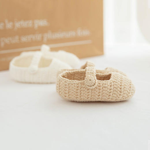 【特价10元/双】0-1岁丨高端宝宝软底针织夏款步前凉鞋柔软亲肤棉线婴儿公主学步鞋袜0-3-6个月【WG9139】 商品图0