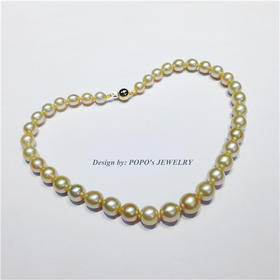 【每日特选】南洋金珠珍珠项链