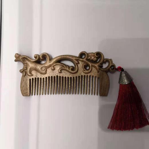 金丝楠龙梳 商品图0