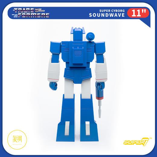 现货 Super7 变形金刚 声波 G1版 Super Cyborg 潮玩摆 Transformers Soundwave G1 商品图2