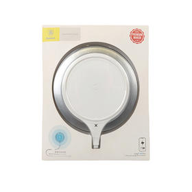 倍思金属智能无线充器/自带1.2M线充电快充便携