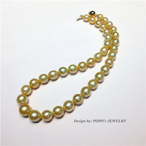 【每日特选】南洋金珠珍珠项链 商品图4