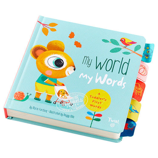 【中商原版】我的世界我的单词 My World My Words 幼儿行为启蒙图画故事书 日常单词学习 英文原版 纸板书 3-6岁 商品图1
