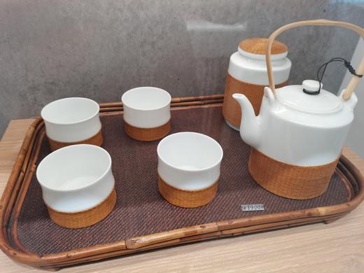 竹丝扣瓷茶具六件套 商品图0