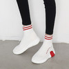 阿么新款休闲运动风袜靴瘦瘦靴松糕厚底舒适短靴百搭 商品缩略图3