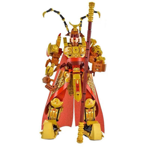 快乐小鲁班积制西游-美猴王齐天大圣M38-B0932积木益智拼装儿童玩具新年礼物男女孩桌游 商品图1