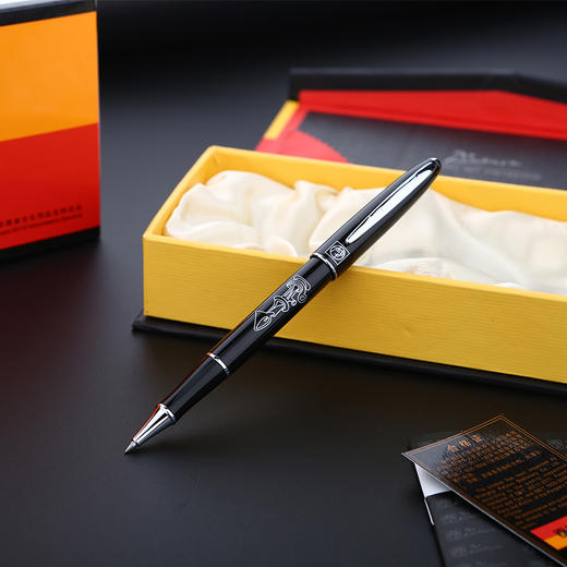 毕加索宝珠笔/PS-606BA/纯黑商务礼品男女士签字笔 商品图1