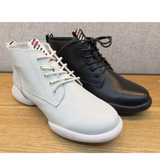 2019春季新款豪行女鞋29168230真皮时尚短靴运动休闲学生单靴正品 商品图0