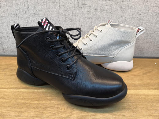 2019春季新款豪行女鞋29168230真皮时尚短靴运动休闲学生单靴正品 商品图1