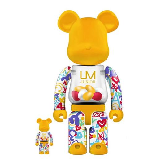 Bearbrick黄色彩蛋千秋400%+100% 商品图0