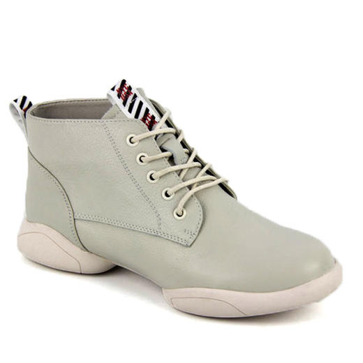 2019春季新款豪行女鞋29168230真皮时尚短靴运动休闲学生单靴正品 商品图2