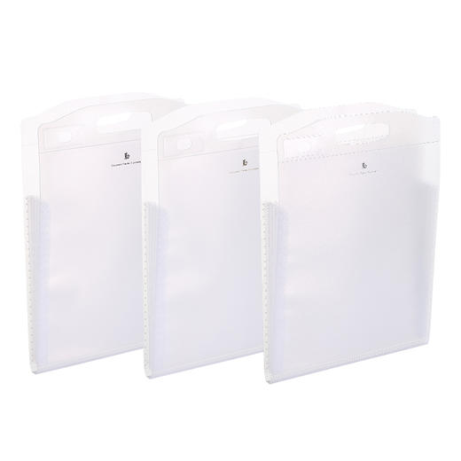 齐心风琴包竖式5格中包A4A3187银收纳文件袋多层文件夹 商品图0