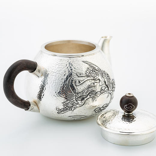 雕刻工艺手工银壶泡茶壶（图案多款，请以实物为准） 商品图1