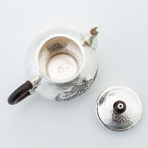 雕刻工艺手工银壶泡茶壶（图案多款，请以实物为准） 商品图2