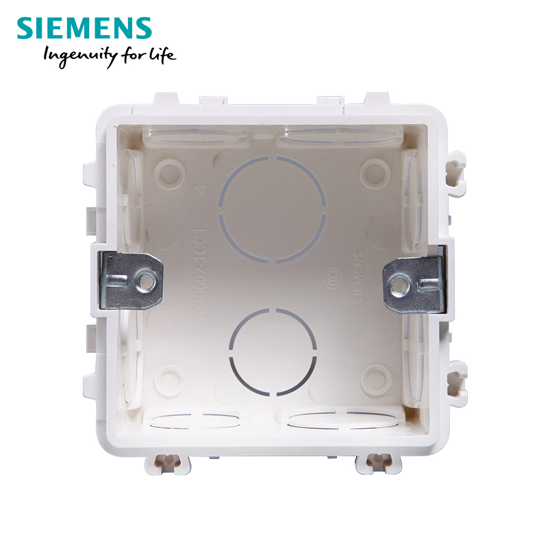 西门子开关插座86型通用暗盒底盒