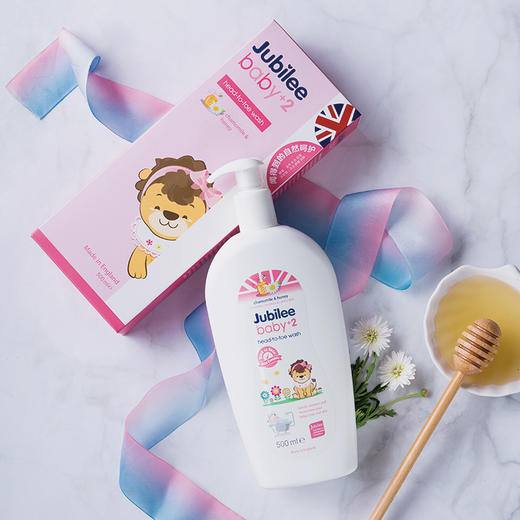 爵百莉英儿洋甘菊蜂蜜二合一洗发沐浴露 500ML 粉宝宝 英国 商品图6
