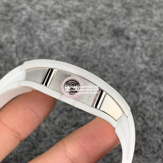 RichardMille理查德•米勒（女款陶瓷系列）RM 07-01 WHITE CERAMIC DIAMONDS🇫🇷精准走时节拍28800尺寸 搭配专柜正品一致的天然陶瓷 31mmX45mm 商品图5