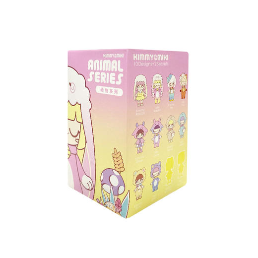 52TOYSKimmy&Miki动物系列2盲盒玩具礼物潮流桌面摆件手办 商品图1