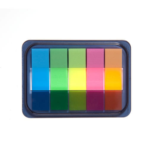 齐心荧光膜抽取式标签D7012便签纸易事贴索引贴 商品图1