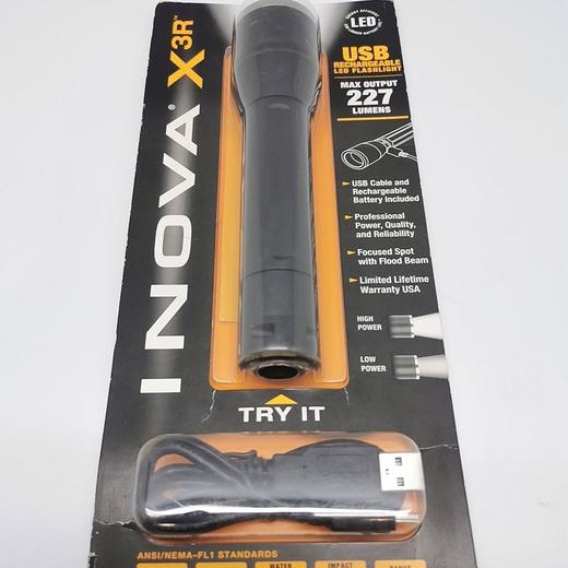 爱诺华LED强光手电筒USB充电款限时特惠X3RDMA 商品图3