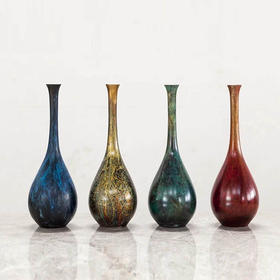 花瓶铜器单瓶铜摆件（请备注所选颜色）