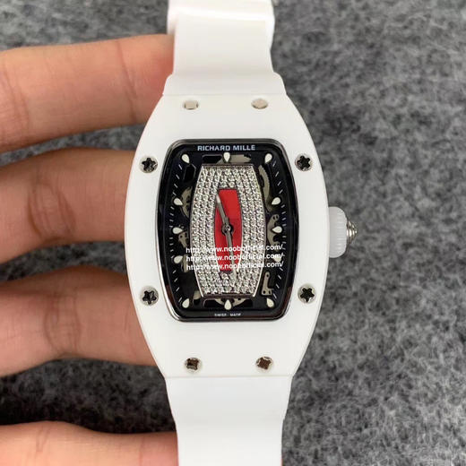 RichardMille理查德•米勒（女款陶瓷系列）RM 07-01 WHITE CERAMIC DIAMONDS🇫🇷精准走时节拍28800尺寸 搭配专柜正品一致的天然陶瓷 31mmX45mm 商品图0