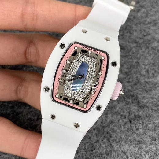 RichardMille理查德•米勒（女款陶瓷系列）RM 07-01 WHITE CERAMIC DIAMONDS🇫🇷精准走时节拍28800尺寸 搭配专柜正品一致的天然陶瓷 31mmX45mm 商品图3