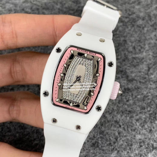 RichardMille理查德•米勒（女款陶瓷系列）RM 07-01 WHITE CERAMIC DIAMONDS🇫🇷精准走时节拍28800尺寸 搭配专柜正品一致的天然陶瓷 31mmX45mm 商品图2