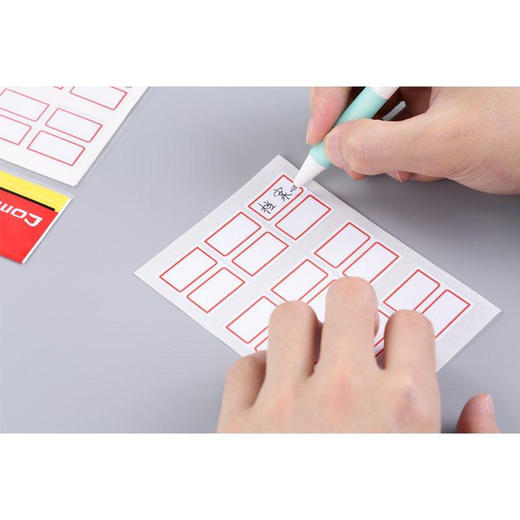 齐心自粘性标贴C6441标价贴手写分类贴纸 商品图4