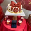 订婚红色系甜品台 商品缩略图3