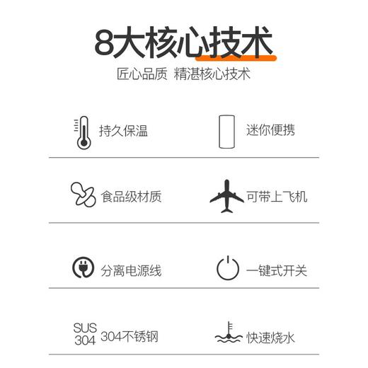 一张魅力红酒卡+1个[免开盖电热水杯]便携式烧水壶 旅行电热水杯-CG 商品图1