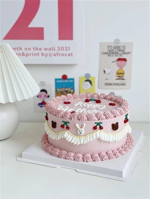 1027CAKE |  手绘蛋糕 ins风   樱桃 商品图0