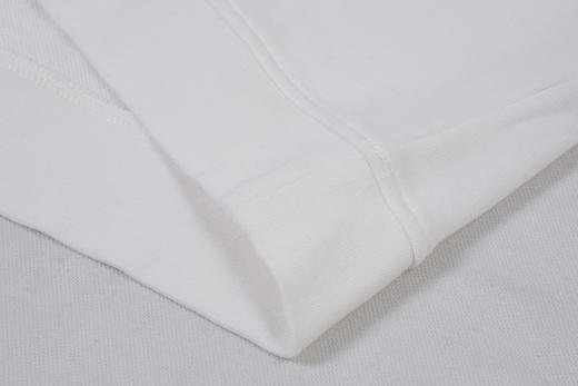 施莱德 纯棉 白色运动连帽卫衣套头衫 特惠 Z-6709 商品图5