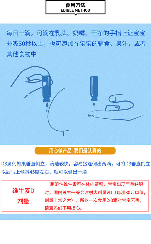 【未税】【多规格】【每日一滴强健身体】加拿大Ddrops维生素滴剂 90滴(美版) 商品图5