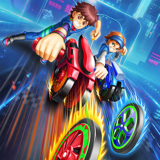 灵动创想魔幻旋风轮-超速激战系列（华丽版）新款儿童陀螺 商品图2