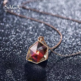 SAGA世家手表配饰项链吊坠迷人幻影系列-红色